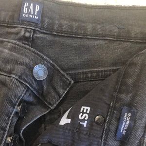 Gap denim 10 regular cheeky straight jean black